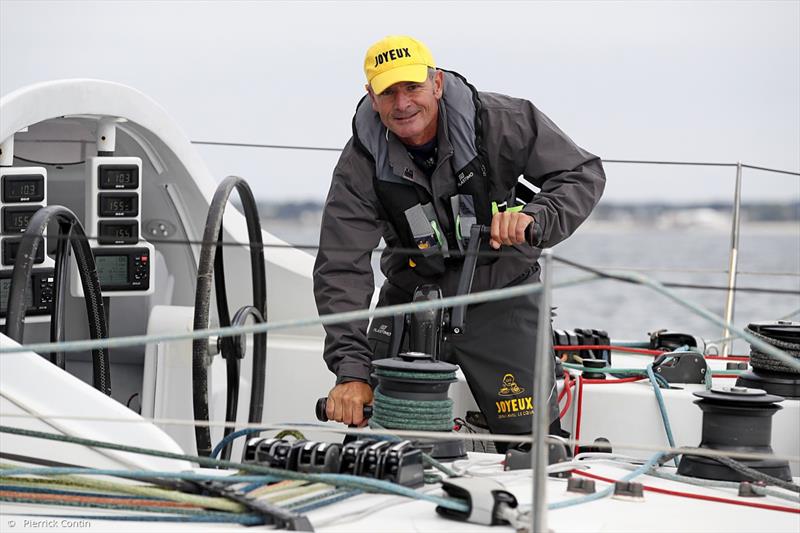 Sidney Gavignet on board Café Joyeux during the Route du Rhum-Destination Guadeloupe photo copyright Pierrick Contin taken at  and featuring the IRC class