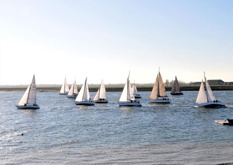 Crouch Yacht Club Autumn Series race 7 - photo © Alan Hanna