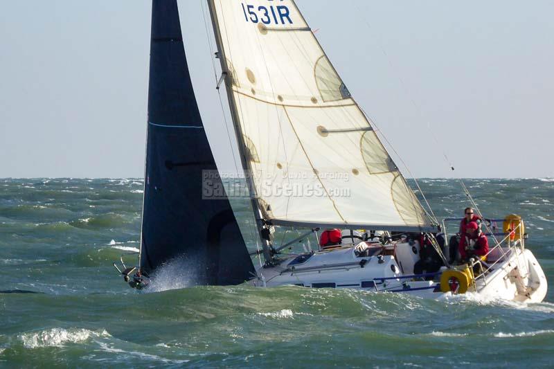 Elanor (GBR1531R, Elan 31) on day 6 of the Poole Bay Winter Series photo copyright David Harding / www.sailingscenes.com taken at Parkstone Yacht Club and featuring the IRC class