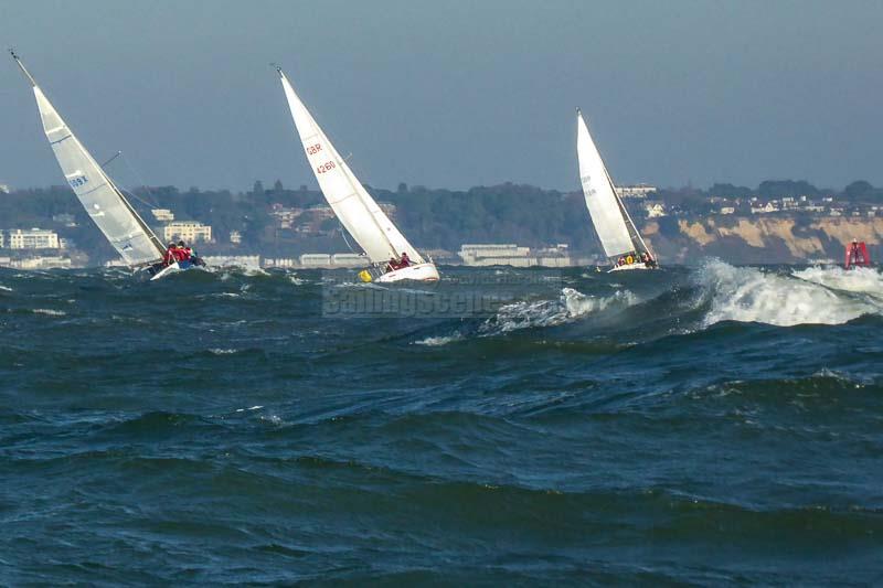 It's Now or Never (509X, Beneteau First 260 Spirit) on day 6 of the Poole Bay Winter Series - photo © David Harding / www.sailingscenes.com
