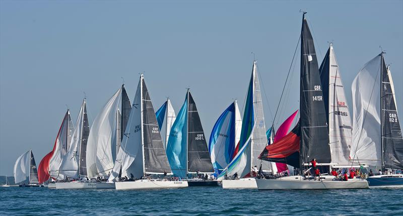 Round the Island Race 2019 photo copyright Tom Hicks / www.solentaction.com taken at  and featuring the IRC class