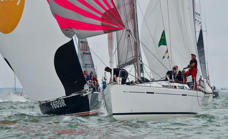 Rolex Fastnet Race 2019 start photo copyright Tom Hicks / www.solentaction.com taken at Royal Ocean Racing Club and featuring the IRC class