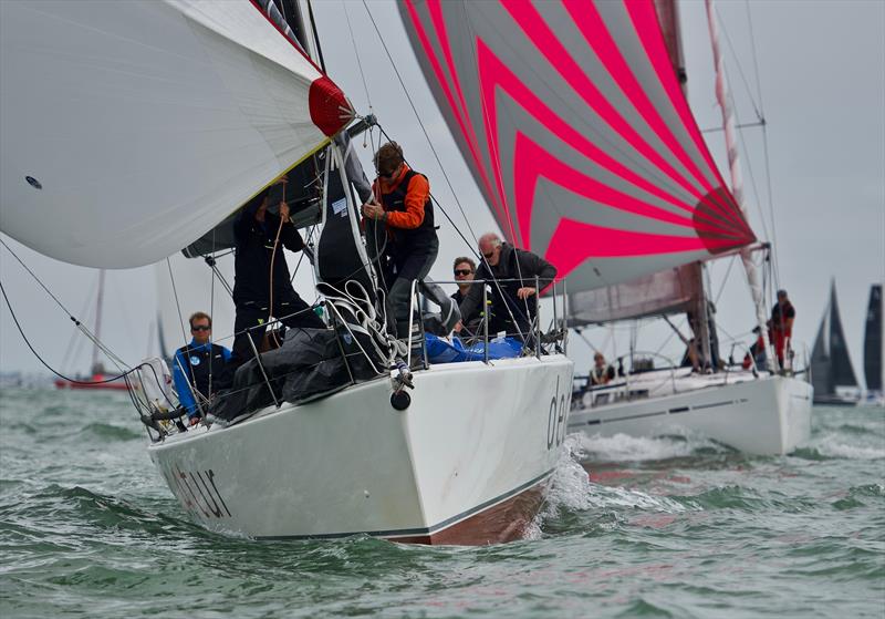 Rolex Fastnet Race 2019 start photo copyright Tom Hicks / www.solentaction.com taken at Royal Ocean Racing Club and featuring the IRC class