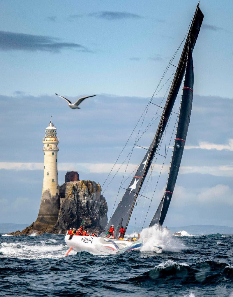 Wizard after rounding the symbol of the Rolex Fastnet Race - photo © Kurt Arrigo / Rolex