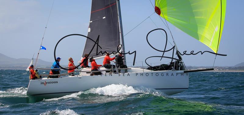 J97 Injenious during the Spinlock IRC Welsh Championships photo copyright Andy Green / www.greenseaphotography.co.uk taken at Pwllheli Sailing Club and featuring the IRC class