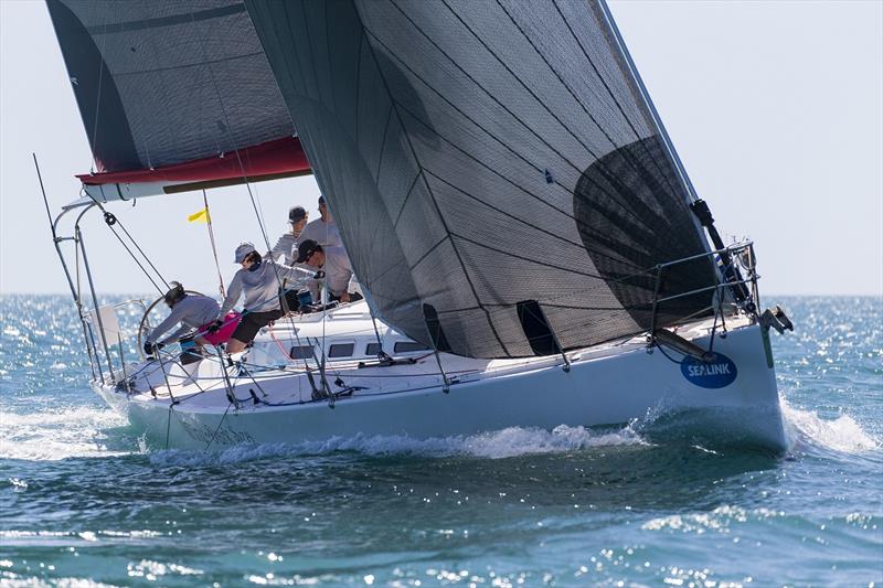 Wine Dark Sea sailed to a five minute win on day 1 of SeaLink Magnetic Island Race Week 2019 photo copyright Andrea Francolini taken at Townsville Yacht Club and featuring the IRC class