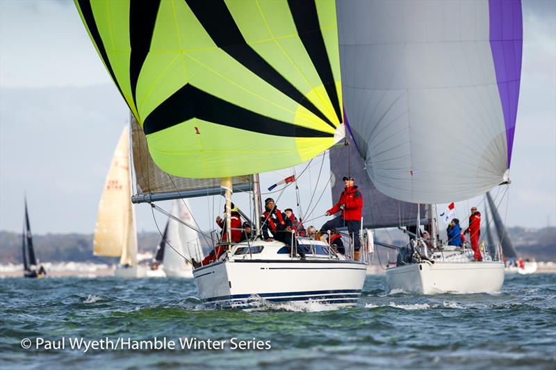 La Nef IV (X-332) on Week 3 of the HYS Hamble Winter Series photo copyright Paul Wyeth / www.pwpictures.com taken at Hamble River Sailing Club and featuring the IRC class