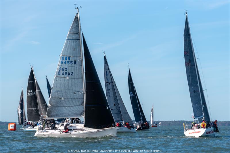 Week 4 of the HYS Hamble Winter Series photo copyright Shaun Roster taken at Hamble River Sailing Club and featuring the IRC class