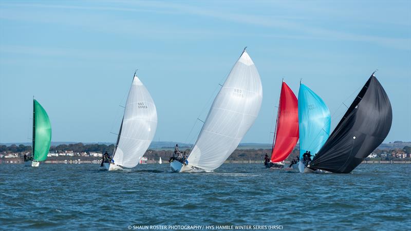 Week 4 of the HYS Hamble Winter Series photo copyright Shaun Roster taken at Hamble River Sailing Club and featuring the IRC class