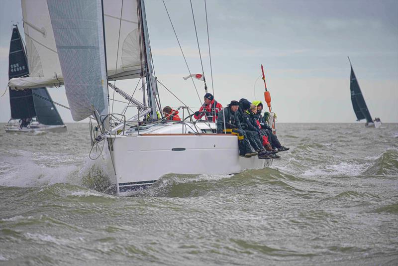 Lancelot 2 in Class IRC 1 on day 1 of the Warsash Spring Series photo copyright Andrew Adams taken at Warsash Sailing Club and featuring the IRC class