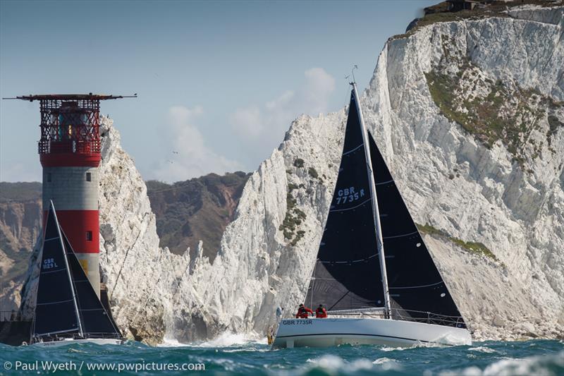 Eaujet, A35, during RORC Race the Wight photo copyright Paul Wyeth / www.pwpictures.com taken at Royal Ocean Racing Club and featuring the IRC class