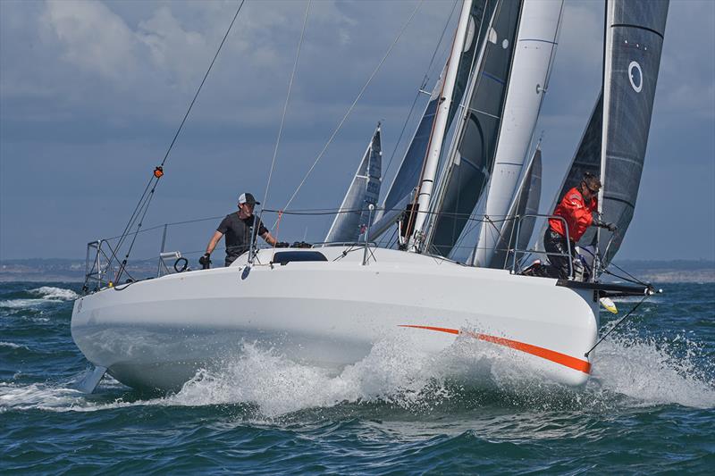 Dee Caffari and James Harayda during RORC Race the Wight photo copyright Rick Tomlinson / www.rick-tomlinson.com taken at  and featuring the IRC class