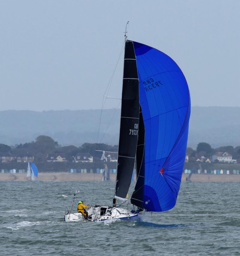 Fastrak during the Solo Offshore Racing Club 2020 Nab Tower Race photo copyright John Green taken at  and featuring the IRC class