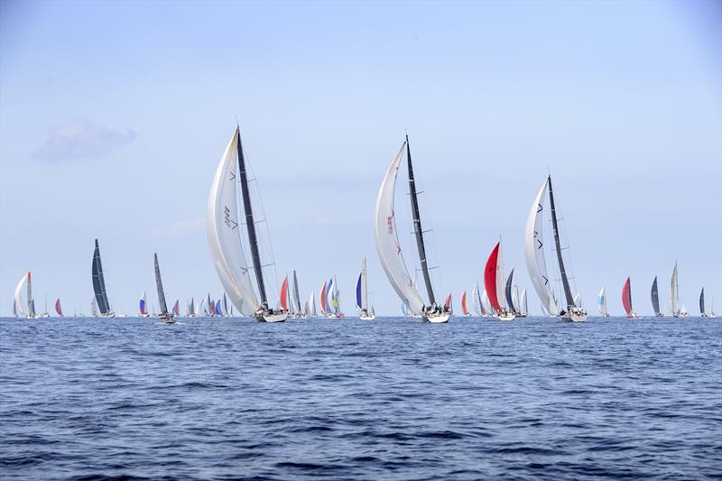 Start of the Rolex Middle Sea Race 2019 photo copyright Rolex / Kurt Arrig taken at Royal Malta Yacht Club and featuring the IRC class