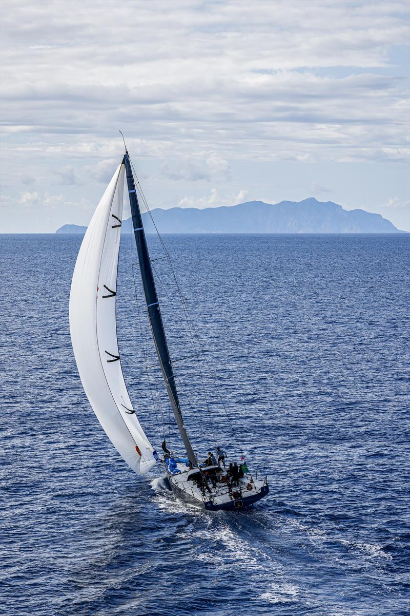 Teasing Machine during the 2020 Rolex Middle Sea Race photo copyright Rolex / Kurt Arrigo taken at Royal Malta Yacht Club and featuring the IRC class