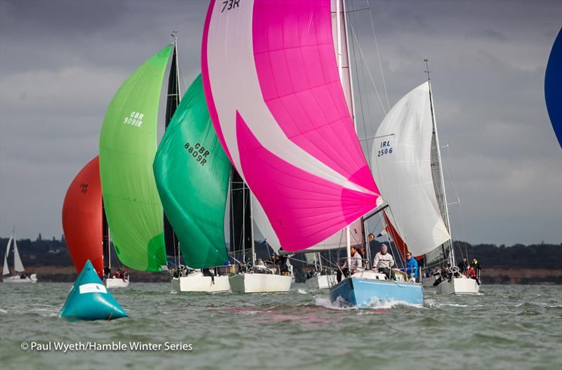 Scherzo, Swan 36, during HYS Hamble Winter Series Race Week 3 photo copyright Paul Wyeth / www.pwpictures.com taken at Hamble River Sailing Club and featuring the IRC class