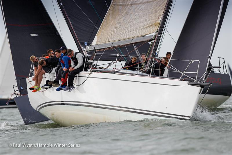 Sailplane 3, MAT 12, during HYS Hamble Winter Series Race Week 3 - photo © Paul Wyeth / www.pwpictures.com