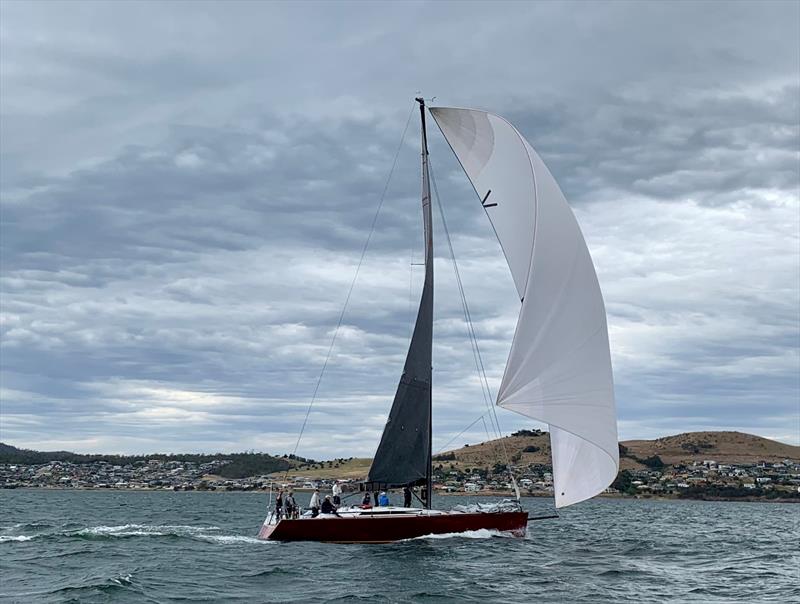 Tilt skippered by Peter Cretan was first home in Division One of the Combined Clubs Summer Pennant Series Race 5 photo copyright Steven Shield taken at Derwent Sailing Squadron and featuring the IRC class