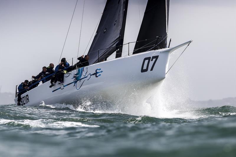 RORC Commodore James Neville, racing HH42 Ino XXX took line honours and the overall win after IRC time correction photo copyright Paul Wyeth / www.pwpictures.com taken at Royal Ocean Racing Club and featuring the IRC class