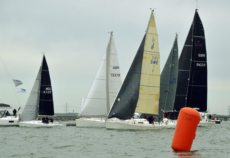 Cruiser Start at the Medway Yacht Club Keelboat Regatta photo copyright Nick Champion / www.championmarinephotography.co.uk taken at Medway Yacht Club and featuring the IRC class