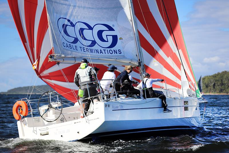 Italian Job, 3rd Div 4 Commodores Cup at Sail Port Stephens photo copyright Mark Rothfield taken at Corlette Point Sailing Club and featuring the IRC class