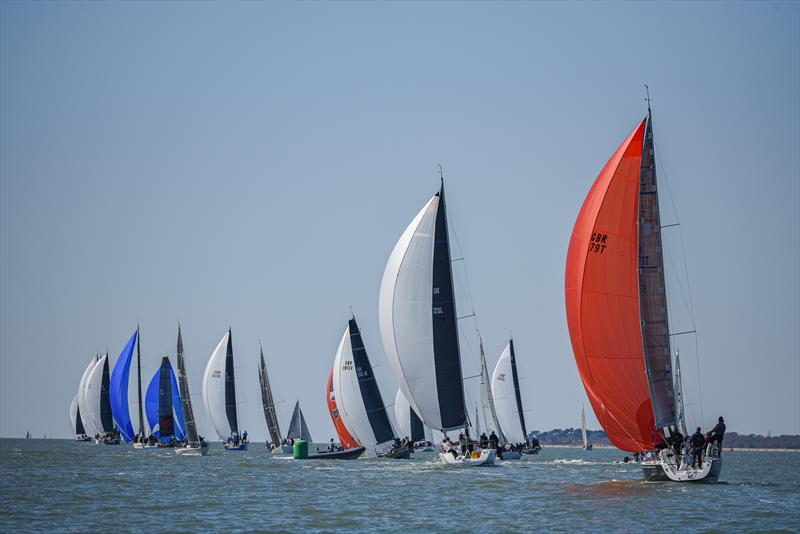Warsash Spring Championships 2021 first weekend photo copyright Parker Adams Boat taken at Warsash Sailing Club and featuring the IRC class