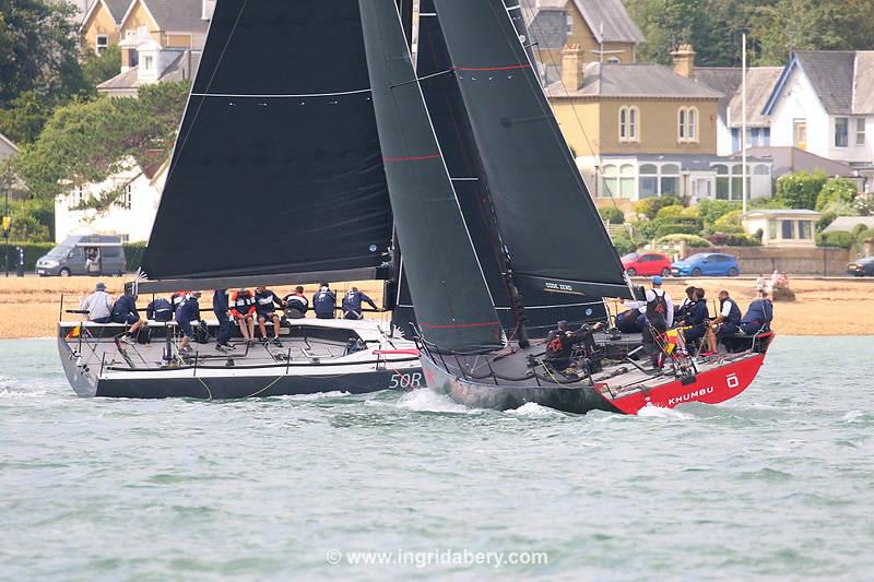 Cowes Week 2021 day 1 photo copyright Ingrid Abery / www.ingridabery.com taken at Cowes Combined Clubs and featuring the IRC class