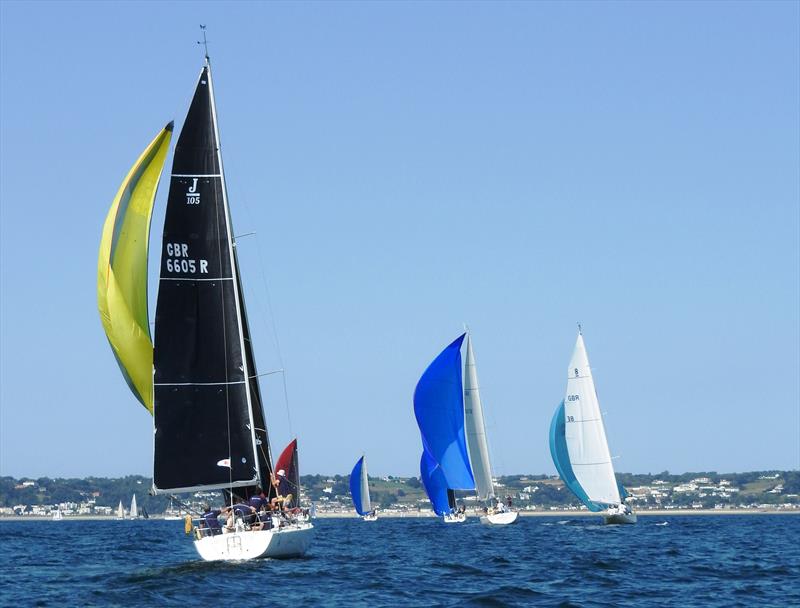 Carey Olsen Jersey Regatta Class 1 downwind - photo © Simon Ropert