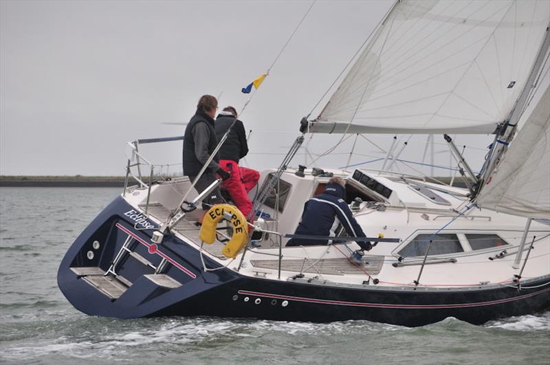 Daryl Mylrole and team on the Maxi 1000 Eclipse won the Commodores Cup at Burnham Week 2021 - photo © Alan Hanna