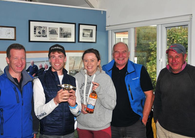 The winning crew in the George Prince Commemorative Trophy at Burnham SC photo copyright Alan Hanna taken at Burnham Sailing Club and featuring the IRC class