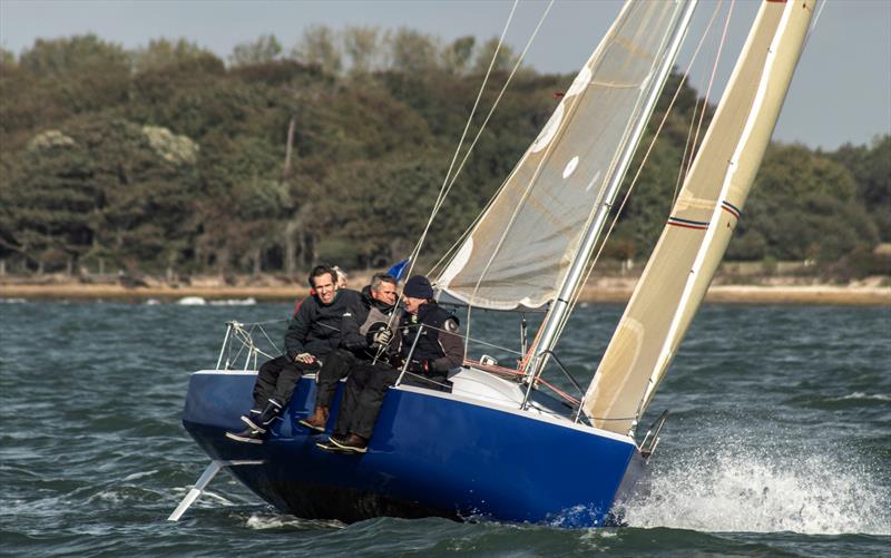 Harry Ellen's BTC 22 Last Fling racing IRC 2 in the LTSC Solent Circuit photo copyright Lou Johnson taken at Lymington Town Sailing Club and featuring the IRC class