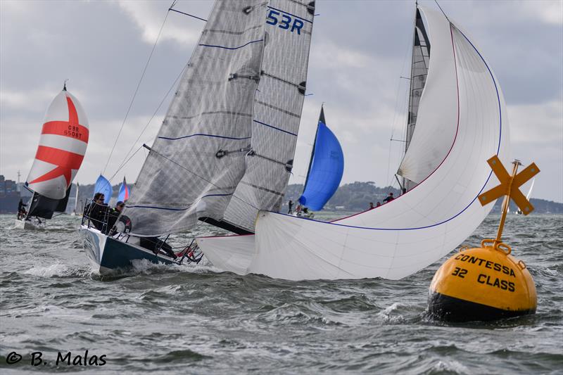 Belinda during HYS Hamble Winter Series Race Week 4 photo copyright Bertrand Malas taken at Hamble River Sailing Club and featuring the IRC class