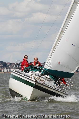 Racing in the 2009 Nore Race on the Thames Estuary photo copyright Graeme Sweeney / www.MarineImages.co.u taken at Benfleet Yacht Club and featuring the IRC class