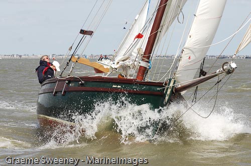 Racing in the 2009 Nore Race on the Thames Estuary photo copyright Graeme Sweeney / www.MarineImages.co.u taken at Benfleet Yacht Club and featuring the IRC class