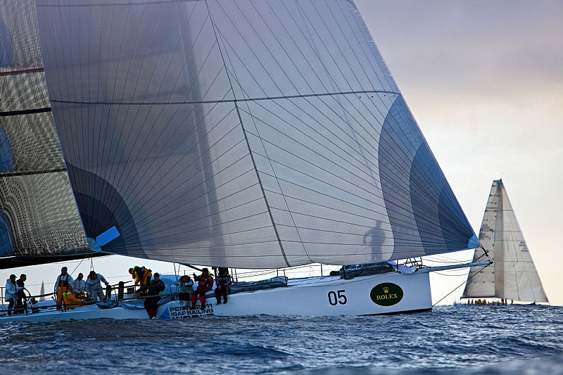 Limit and Loki pass the Organ Pipes in the Rolex Sydney Hobart Yacht Race photo copyright Daniel Forster / Rolex taken at  and featuring the IRC class