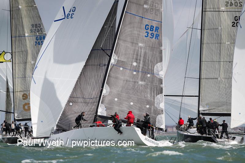 An unofficial trial for team selection in the Brewin Dolphin Commodores' Cup this summer photo copyright Paul Wyeth / www.pwpictures.com taken at Warsash Sailing Club and featuring the IRC class