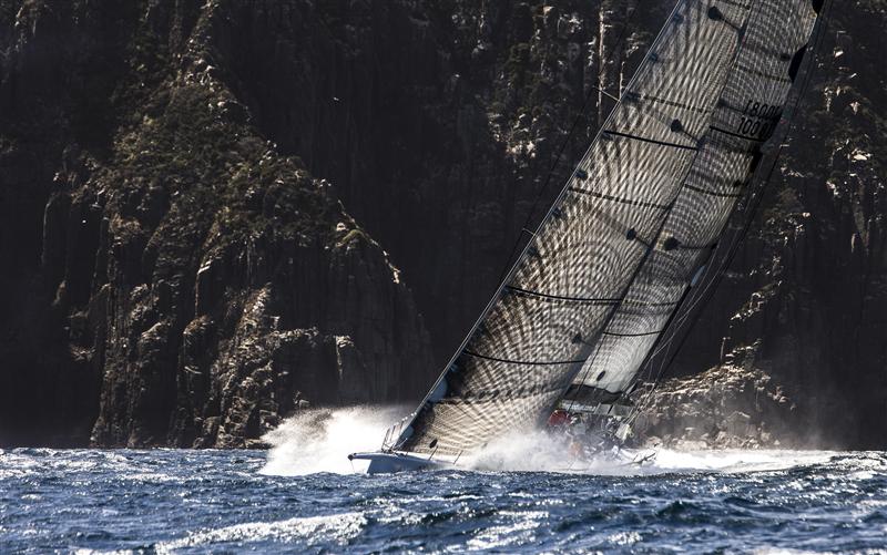 Peter Millard and John Honan's Lahana passing Tasman Island on her way to finish the Rolex Sydney Hobart photo copyright Daniel Forster / Rolex taken at Cruising Yacht Club of Australia and featuring the IRC class