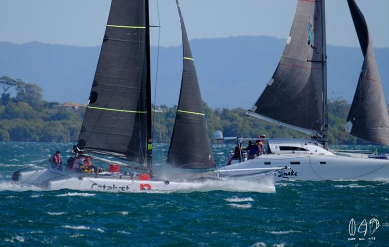 Manly Combined Club Series Race 8 photo copyright Mitchell Pearson / SurfSailKite taken at Moreton Bay Trailer Boat Club and featuring the IRC class