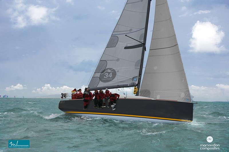 Lombard IRC34 artist impression - Pantaenius Newport Coffs Coast Race 2018 photo copyright Mark Rothfield taken at  and featuring the IRC class