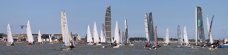 Big Wednesday 2018 Start at Learning & Skills Solutions Pyefleet Week photo copyright William Stacey taken at Brightlingsea Sailing Club and featuring the IRC class