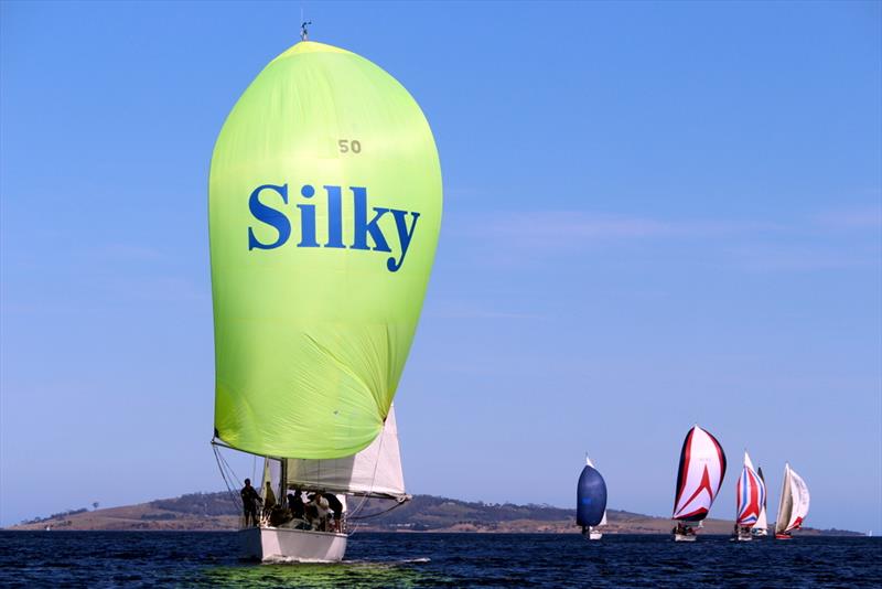 Ian Stewart's new boat,  the Northshore 38 Southern Swordfish gave him a first-up win in Division 1 - 2018 Combined Clubs Summer Pennant  - photo © Peter Watson