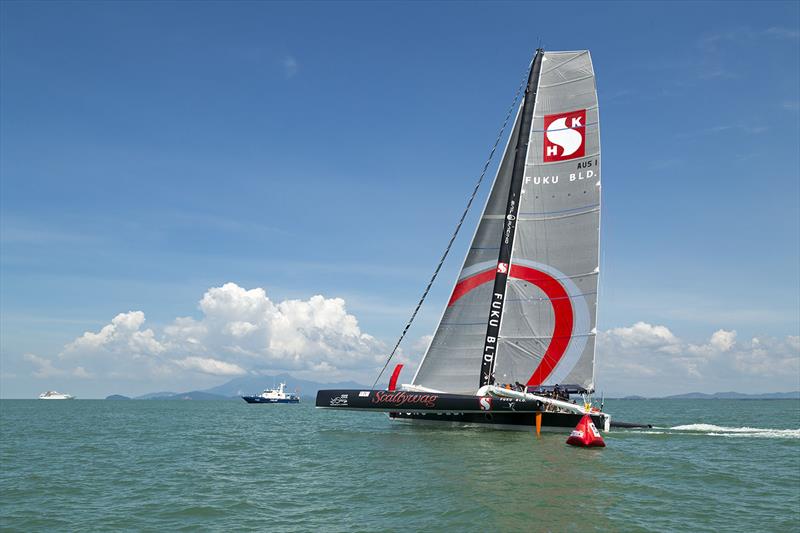 Grace and speed. Scallywag. Penang-Langkawi Race, RMSIR 2018 photo copyright Guy Nowell / RMSIR taken at Royal Selangor Yacht Club and featuring the IRC class