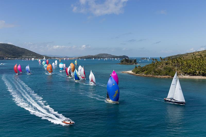 Racing in paradise. Hamilton Island Race Week is recognised as one of the world's great regattas photo copyright Andrea Francolini taken at Hamilton Island Yacht Club and featuring the IRC class