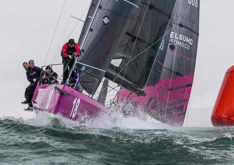 Royal Natal Yacht Club winners of race 1 with bowman Anthony Spillebeen in action on the bow -Lipton Challenge Cup 2019 photo copyright Liesl King taken at Royal Cape Yacht Club and featuring the IRC class