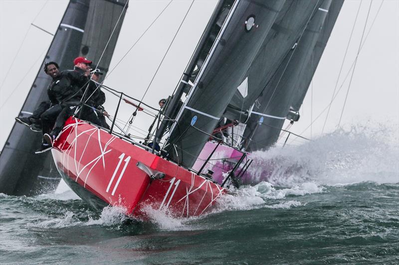 Nitro representing the Witbank Yacht & Aquatic Club steaming ahead of the Royal Natal Yacht Club team - Lipton Challenge Cup 2019 photo copyright Liesl King taken at Royal Cape Yacht Club and featuring the IRC class