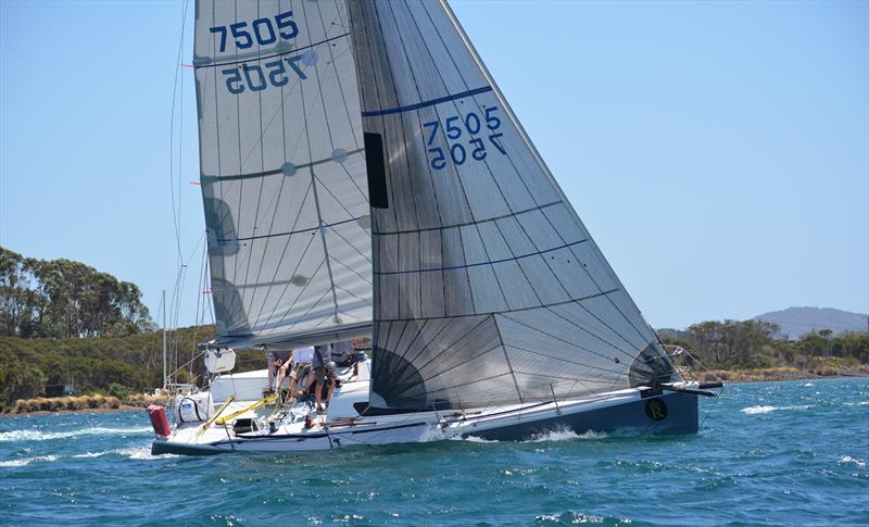 Heatwave - Launceston to Hobart Race 2019 photo copyright Colleen Darcey taken at Derwent Sailing Squadron and featuring the IRC class