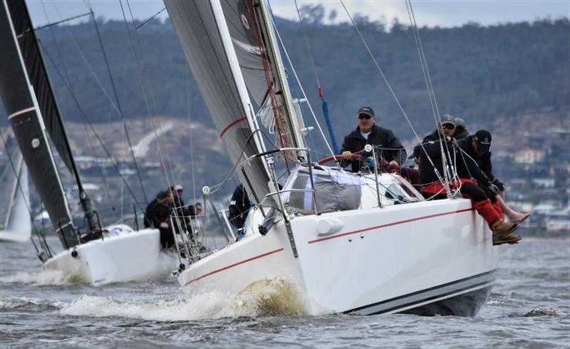 Another strong performance from Midnight Rambler in Division 1 - Combined Clubs Summer Pennant Series, Race 1 photo copyright Jane Austin taken at Derwent Sailing Squadron and featuring the IRC class