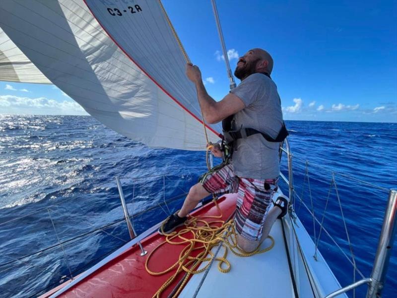 Life on board Volvo 60 Challenge Ocean photo copyright Challenge Ocean taken at Royal Ocean Racing Club and featuring the IRC class