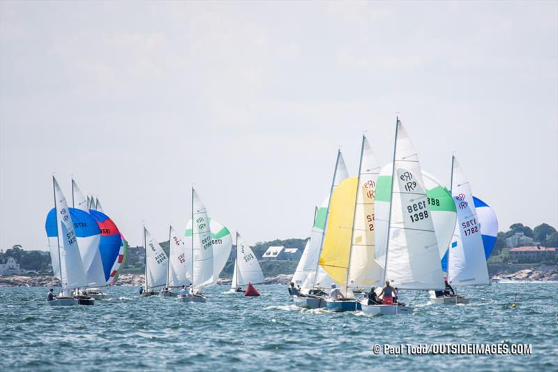 The last event of the 2021 Helly Hansen NOOD Regatta Series hosted by the Eastern Yacht Club (EYC) July 22nd to 25th.Friday race day with all circles racing outside the harbor photo copyright Paul Todd / OutsideImages.com taken at Eastern Yacht Club, Massachusetts and featuring the IRC class