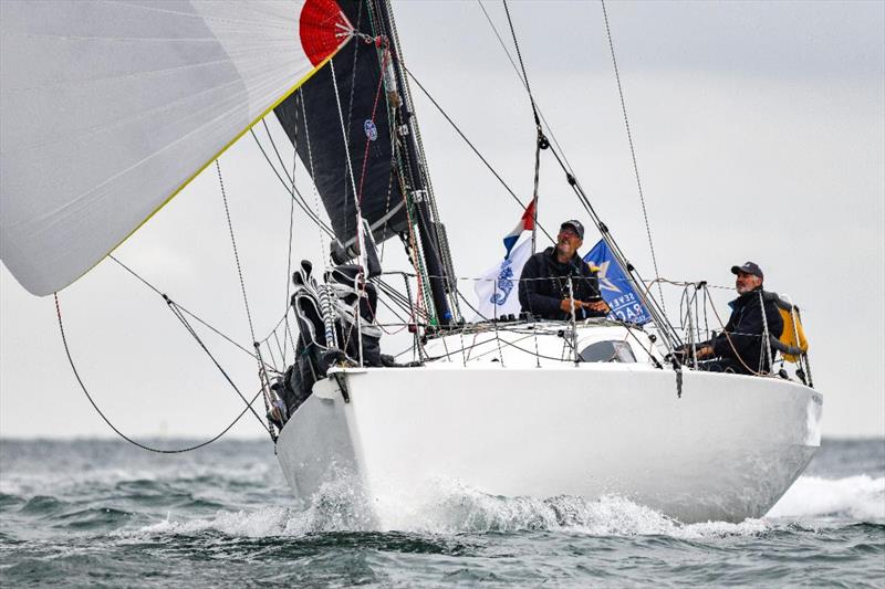 Richard Palmer's JPK 1010 Jangada racing two-handed with Rupert Holmes was the overall winner under IRC in the last edition of the race in 2022 - photo © James Tomlinson / RORC